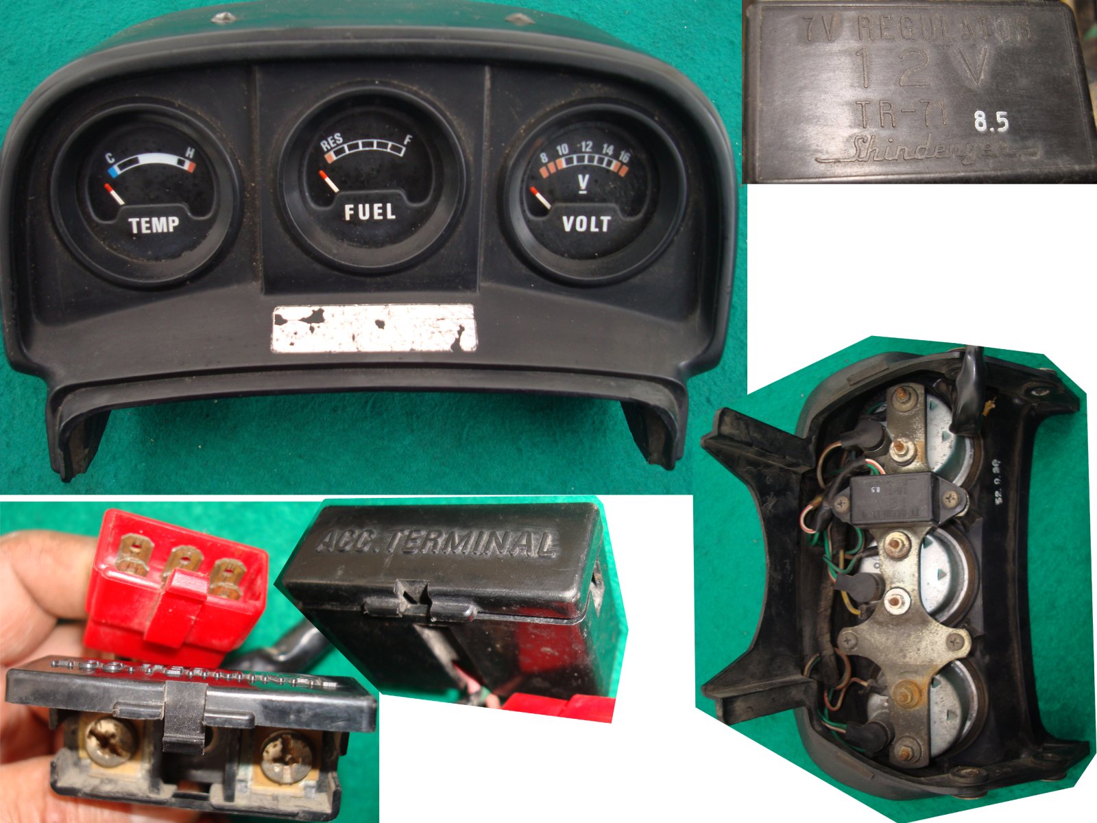 Goldwing GL1000 78 and 79 PANEL, SUB-METER A01 w/all Gauges  66840-431-670ZA